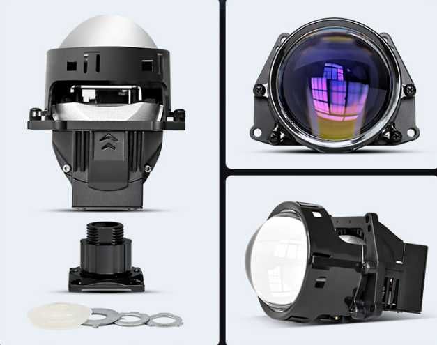 Світлодіодні Bi LED Лінзи 2.5-3.0 дюйми двохчипові 12-24v