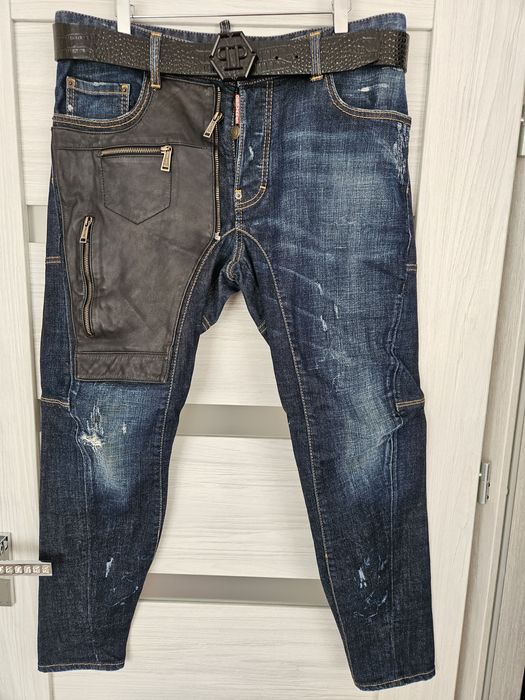 Pasek Philipp Plein model MVA0904 PLE010N 02 dl 120 cm