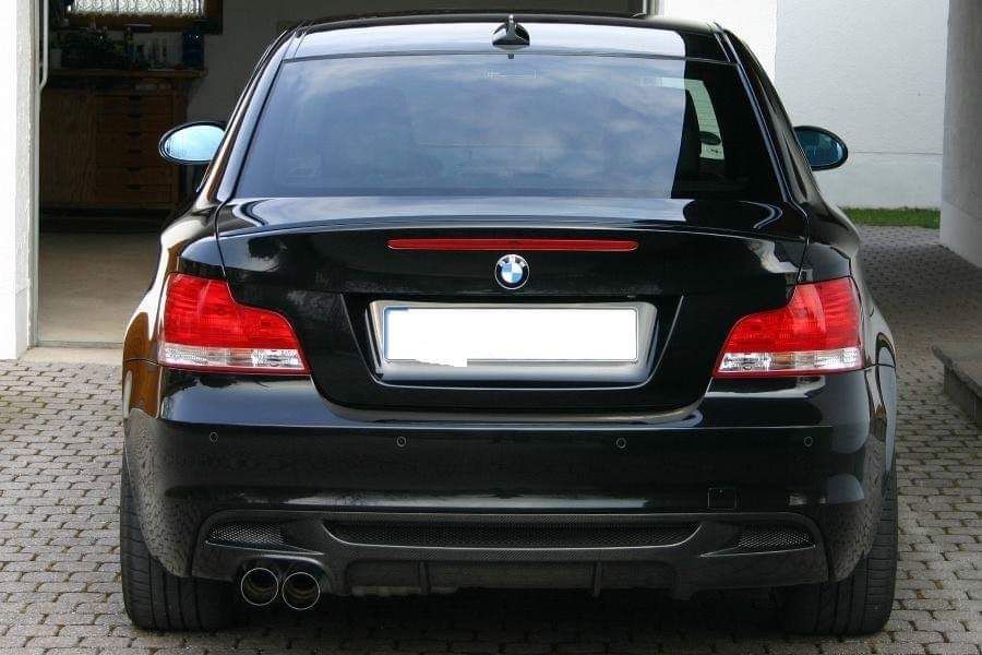 DIFUSOR SPOILER TRASEIRO BMW SÉRIE 1 E82 E88 M PERFORMANCE