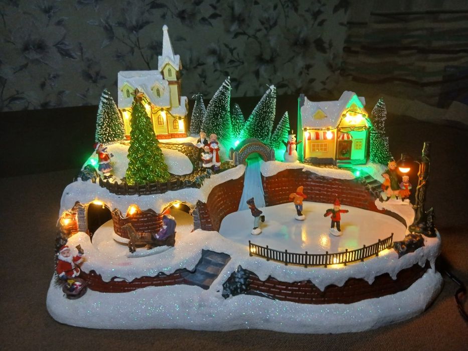 Інсталяція велика Каток ковзанка новорічна новорічний декор