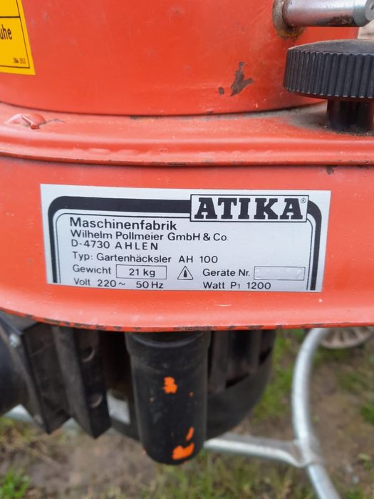 Rozdrabniacz/rębak do gałęzi