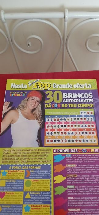 30 brincos autocolantes da Super Pop, selados