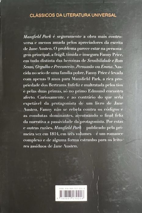 Mansfield Park de Jane Austen