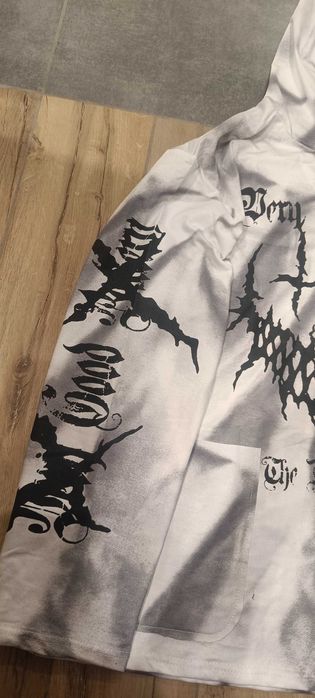 Bluza punk goth oversize