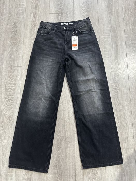 Чорні джинси BAGGY(Бегги) STRAIGHT, розмір S(36)