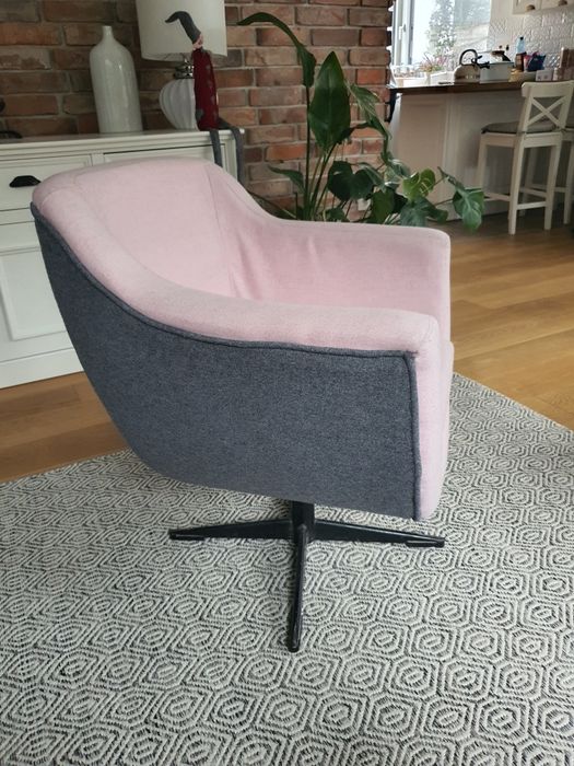 Fotel retro obrotowy