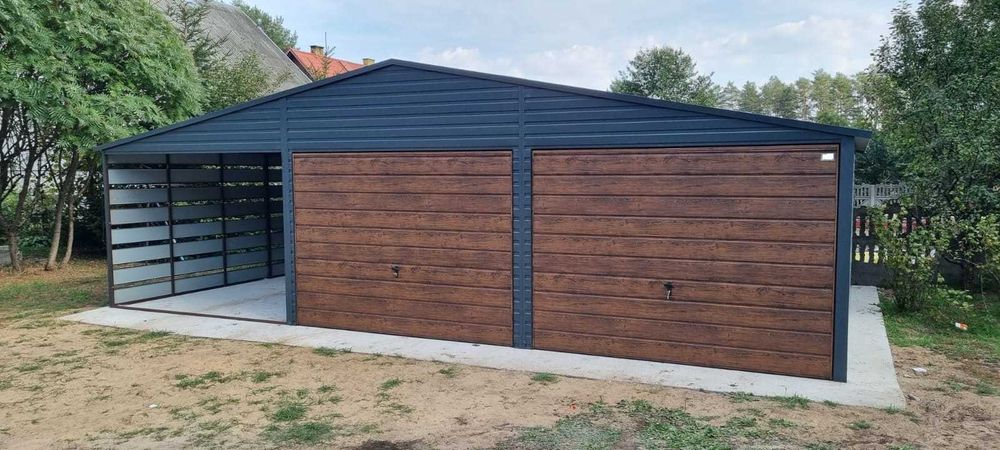 Garaż blaszany PREMIUM 9x6m*profil ocynkowany*KUJAWSKO POMORSKIE *