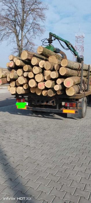 Drewno opałowe w wałkach