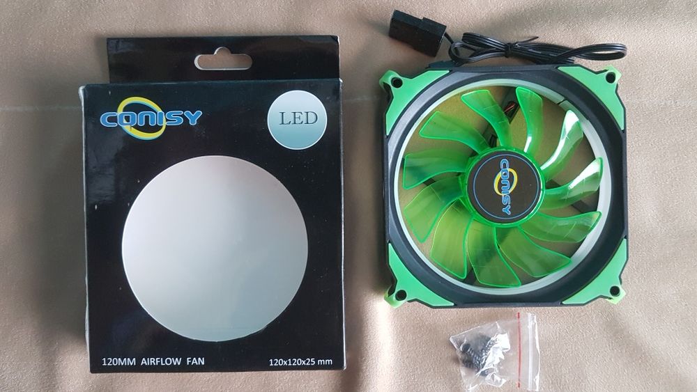 Вентилятор  Conisy Led Verde