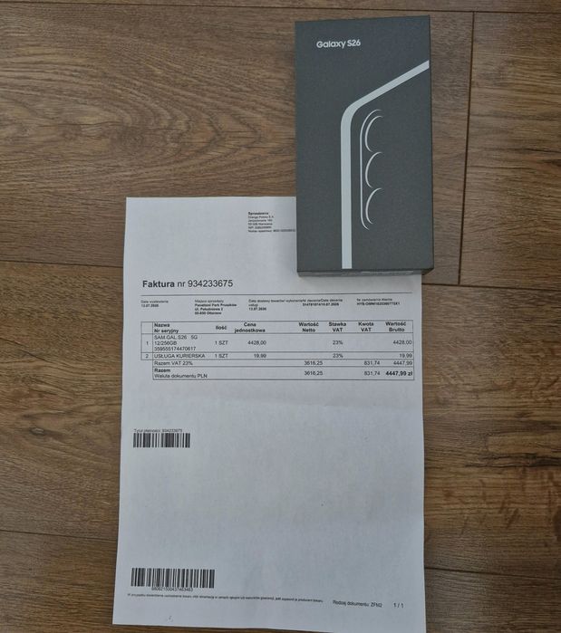 Samsung Galaxy S26 NOWY