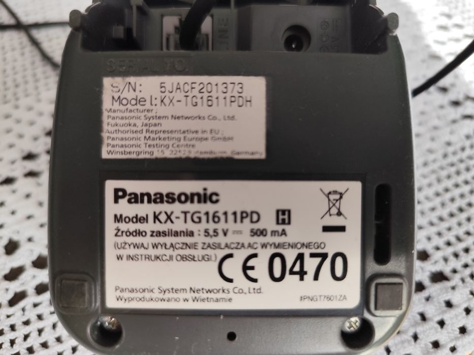 Telefon Panasonic KX-TG1611PD