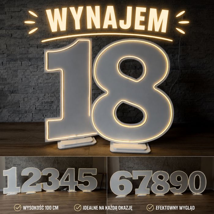 Ledowe cyfry na wynajem