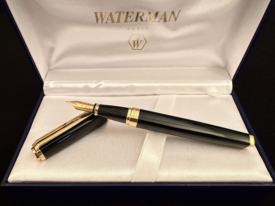 Перьевая ручка Waterman Exception Slim Black GT