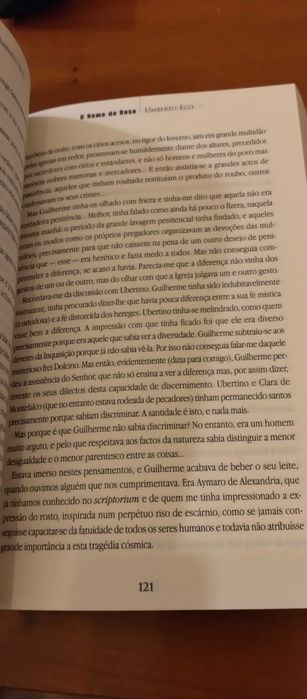 O Nome da Rosa - Magnífico romance