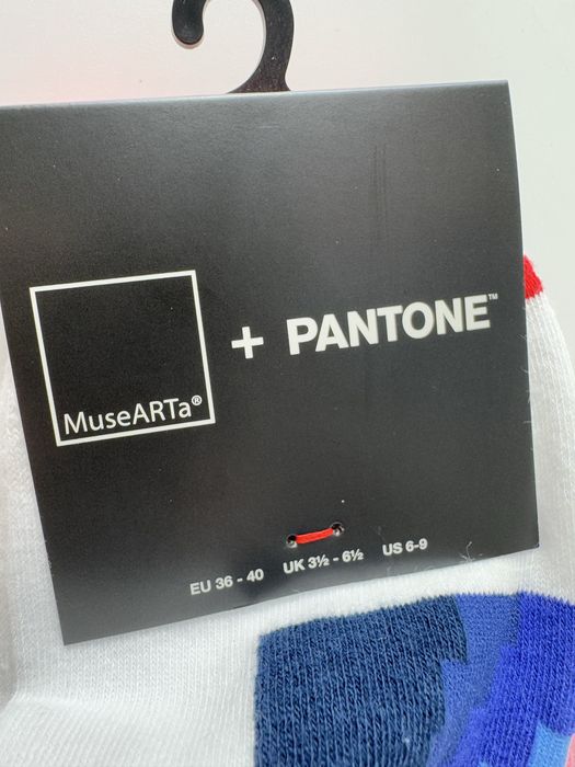 Pomysl na prezent Musearta Pantone 36/43 kolorowe stopki 3 pary w kpl