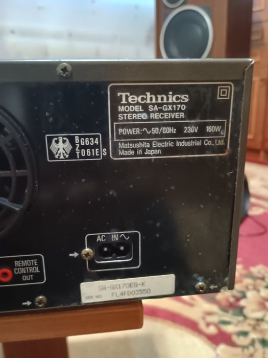 Стерео ресівер "Technics SA-GX 170" 2×100W, Japan