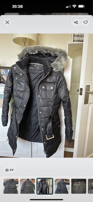 Barbour kurtka zimowa plus sweterek Barbour.Rozm 12
