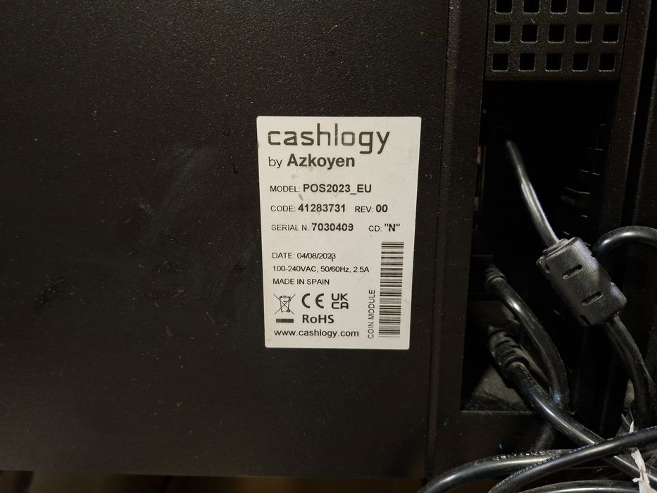 Máquina pagamento automático CASHLOGY AZKOYEN