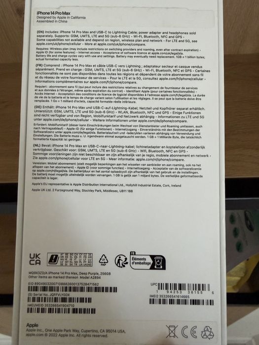 iPhone 14 Pro max 256