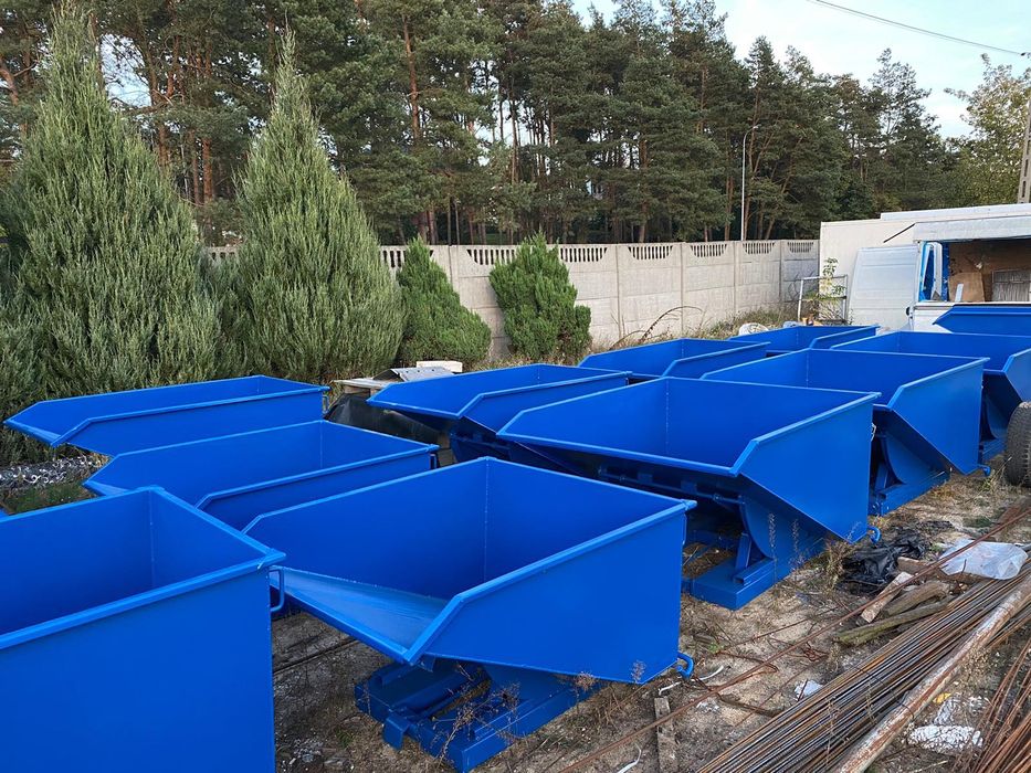 Pojemnik samowysypowy TK 300 kontener do segregacji magazynowania