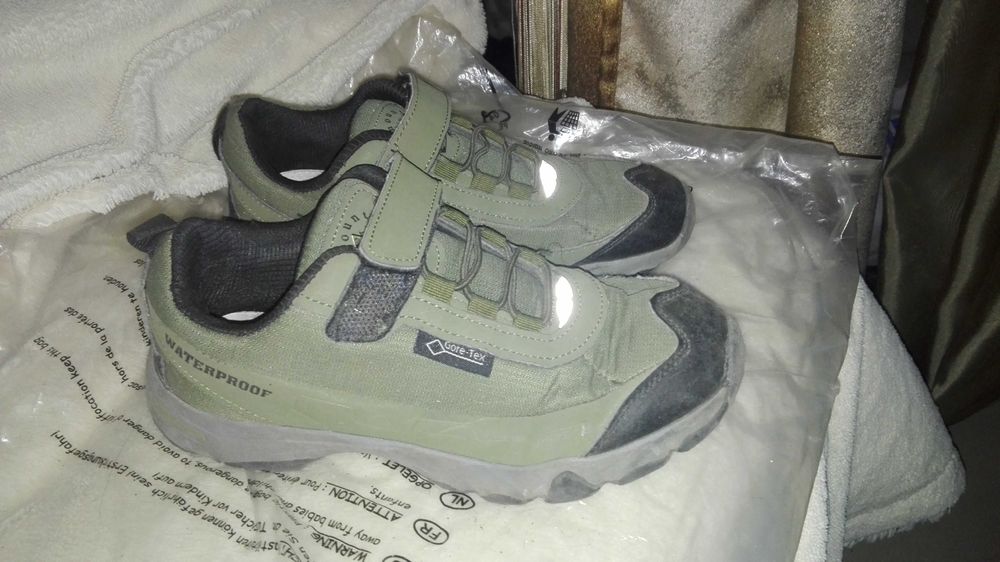 Детские Кроссовки Waterproof Зеленые 35р. ст22см.