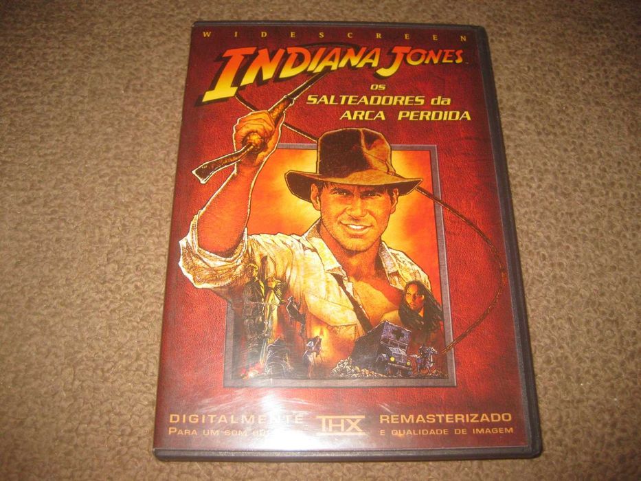 DVD "Os Salteadores da Arca Perdida" com Harrison Ford