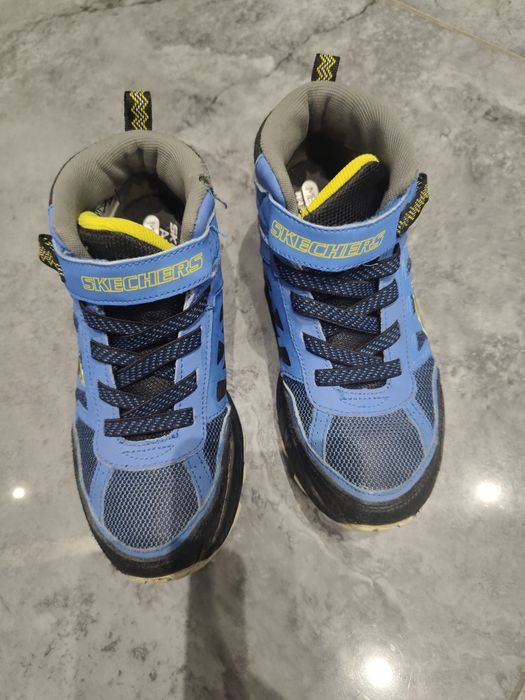 Skechers 33 dla chłopca nieprzemakalne, wysokie adidasy