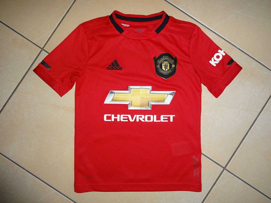 タグ付き！Manchester United adidas CHEVROLET ADIDAS Chevrolet Manchester United oryg. koszulka 7-8 lat