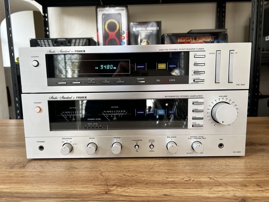 #2377 Fisher CA-660 + FM-660 – zestaw audio stereo
