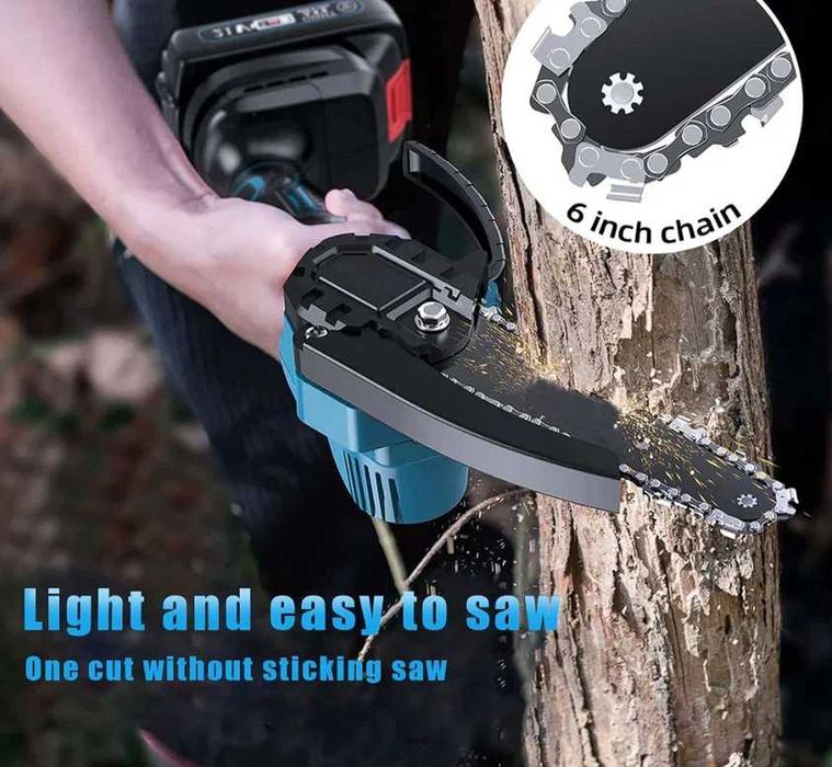 Ogrodowa Mini Piła Łańcuchowa 3000W/idealna do przycinania drzew