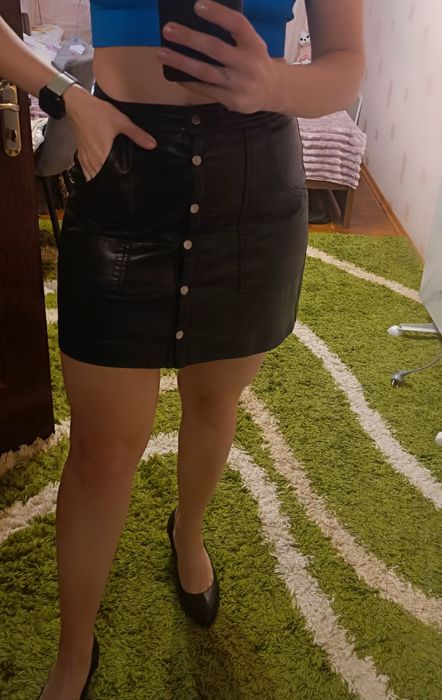 Спідниця еко шкіра