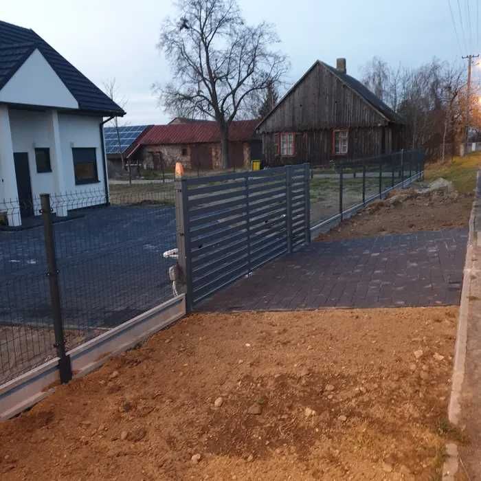 Ogrodzenie Panelowe 3D 153 Najtaniej Transport Podmurówka brama