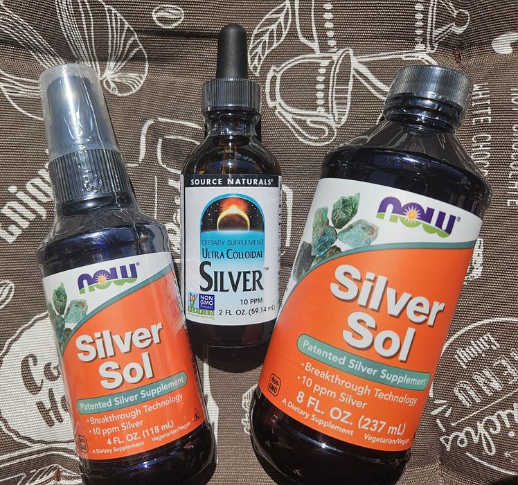 Now Foods колоїдне срібло колоидное серебро silver source 59 118 237