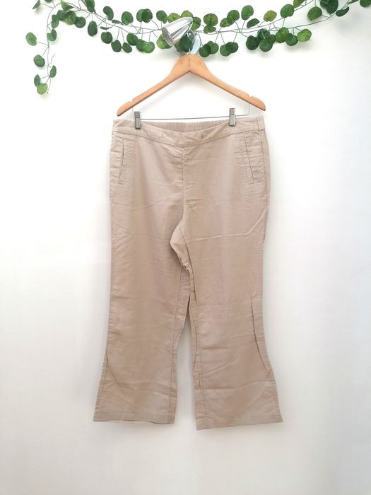 Calças Cremes / Beges Largas