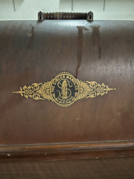Máquina de costura antiga singer