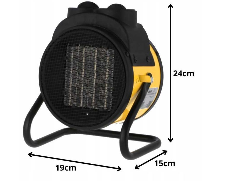 Обігрівач тепловентилятор 2 кВт RIO 2kW обогреватель дуйчик