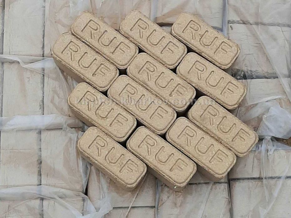 Руф брикет, паливні брикети RUF- 15000 грн/т! Торфбрикет 8300 грн/т !