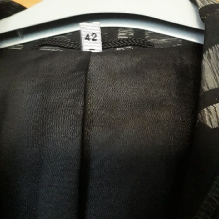 garnitur damski czarno- szary roz.42