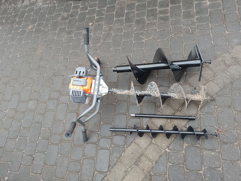 Wypożyczalnia wiertnicy glebowej , nowa , 3 rozne wiertła