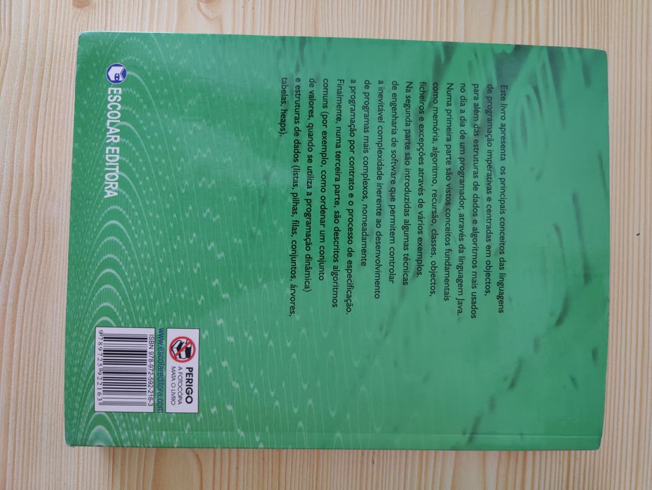 Programação algoritmos e estrutura de dados
