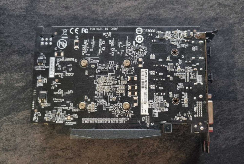 Видеокарта GIGABYTE GeForce GTX1050 2048Mb: 1 800 грн. - Комплектуючі ...