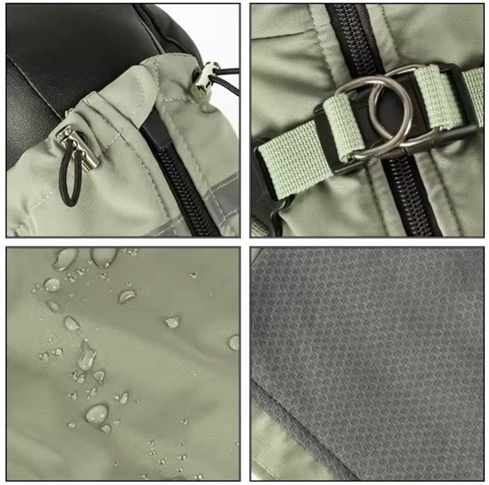 Теплий, сірий, зимовий комбінезон для собак 2xl. Куртка, зимовий одяг