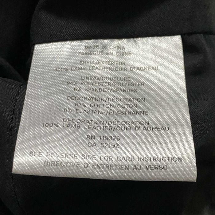 Casaco pele Helmut Lang Pax Preto tamanho XXS XS