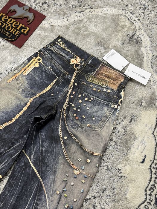 Джинсы acne studios акне студио loose fit jeans pint широкие джинсы archive архив Широкі Джинси Штани Y2K SK8 Skater