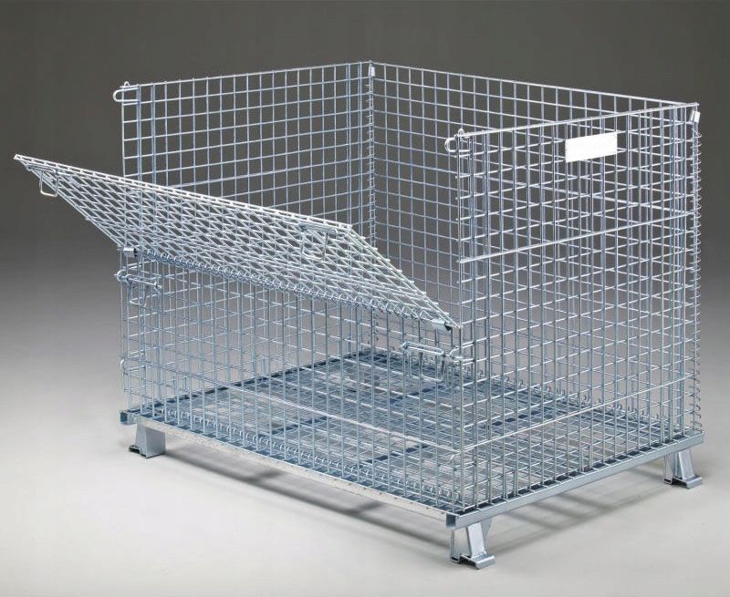 Kosze metalowe solidne ocynkowane giterbox 120/80/100