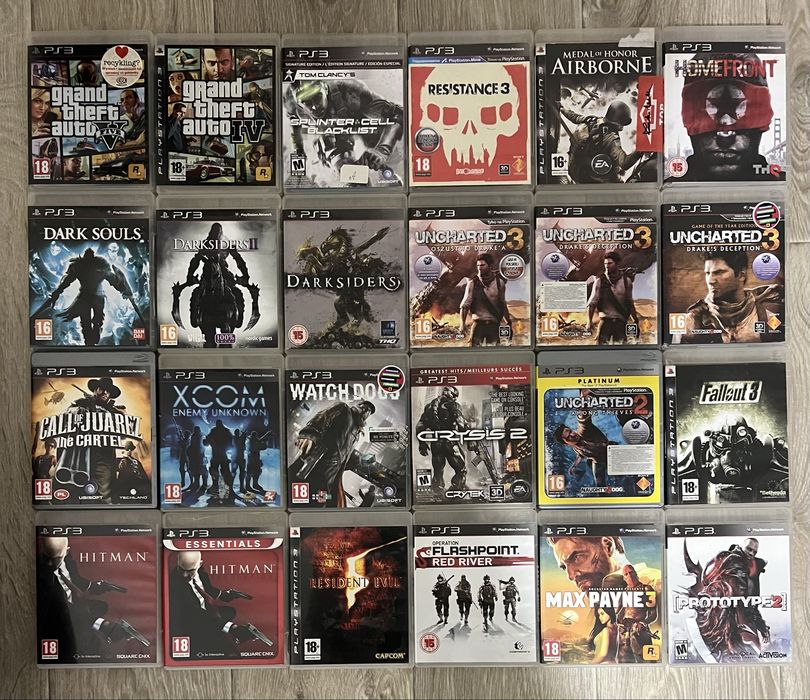 Диски Sony playstation 3 ps3 лицензия, игры.