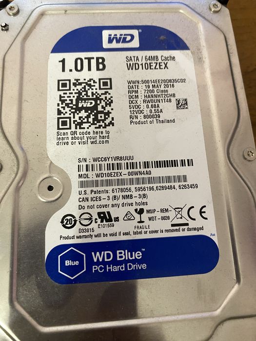 western digital hdd blue 1tb