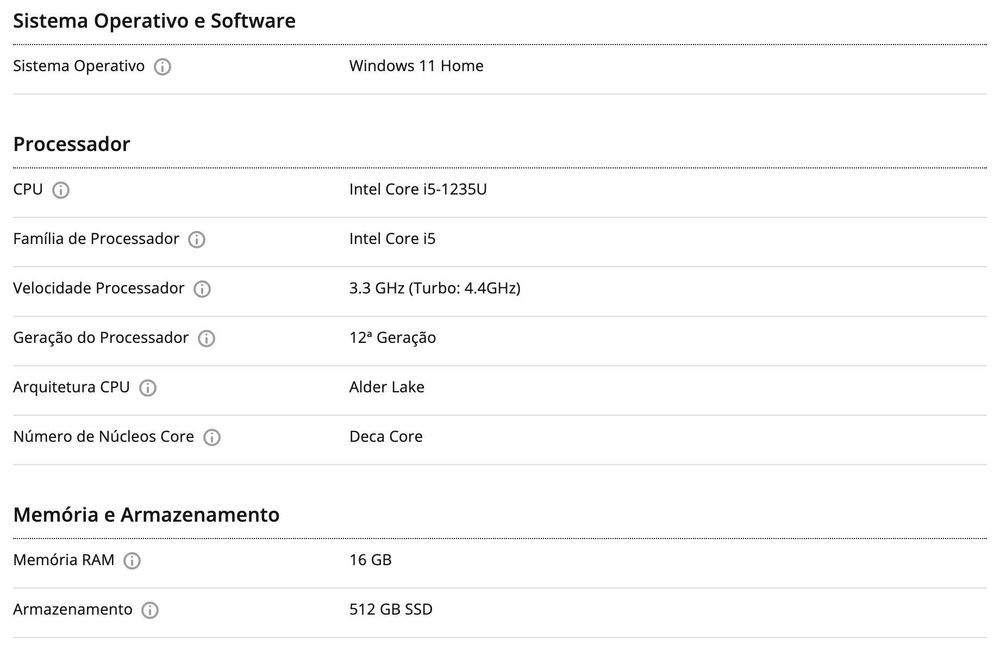Portátil ASUS Vivobook F1505Za (ótimo estado + garantia)
