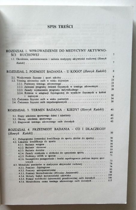 MEDYCYNA AKTYWNOŚCI RUCHOWEJ dla pedagogów, Kuński, Janiszewski UNIKAT