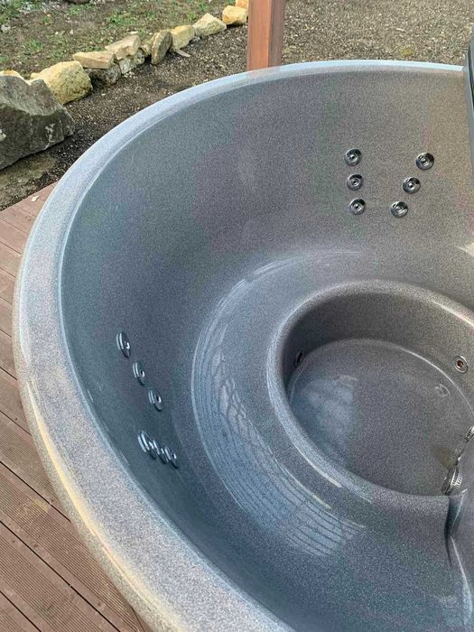 Спа-купель на дровах.Карпатский чан.Чан на дровах.Джакузи.Офуро.Купель